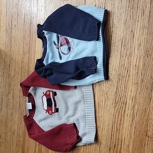 Adorable "transportation " sweaters from Gymboree
